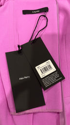 Alex Perry / Tierny Off-shoulder Midi Dress in Stretch Crepe / Size 6