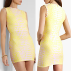 Alex Perry / Dallon Stretch-Jersey Mini Dress / Size 6