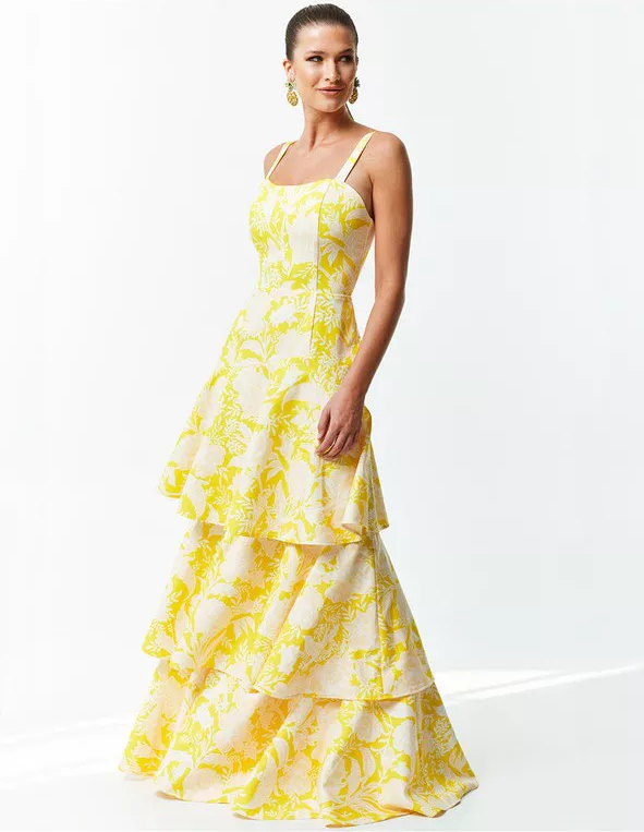 MESTIZA NEW YORK – TIERED MAXI DRESS