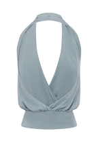 WITH JEAN / BUTTON HALTER TOP