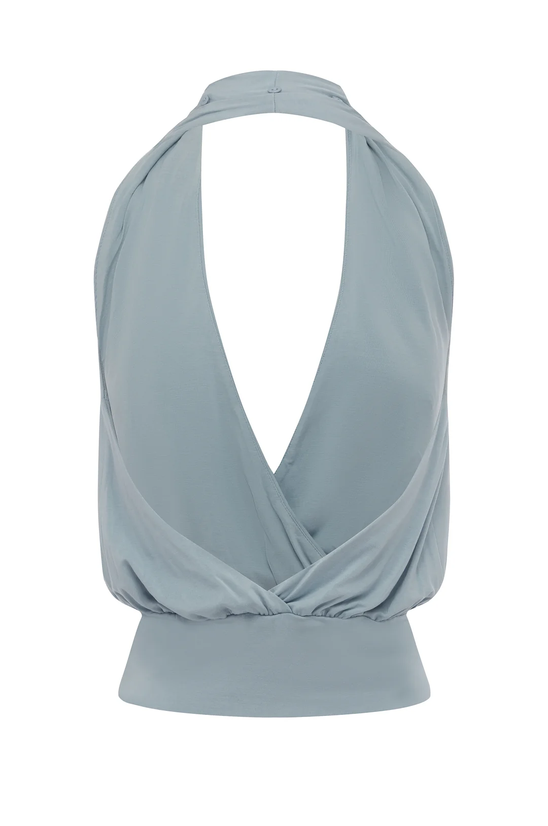 WITH JEAN / BUTTON HALTER TOP