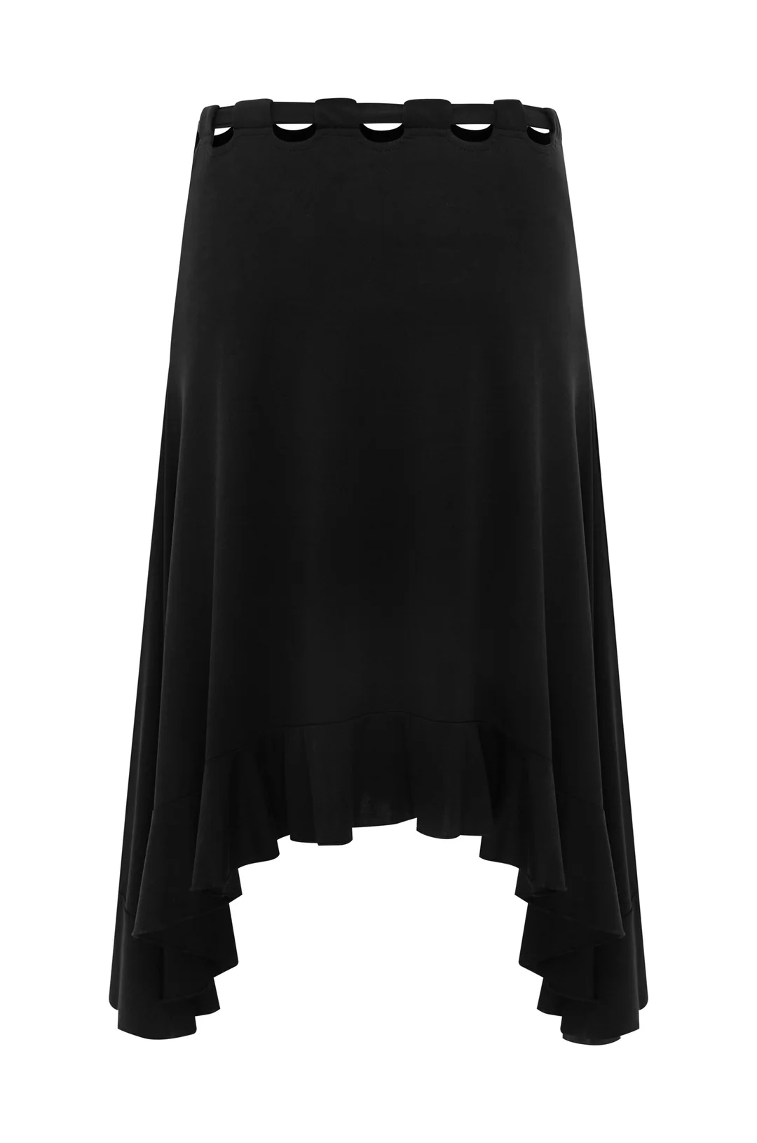 WITH JÉAN / RUFFLE MIDI SKIRT