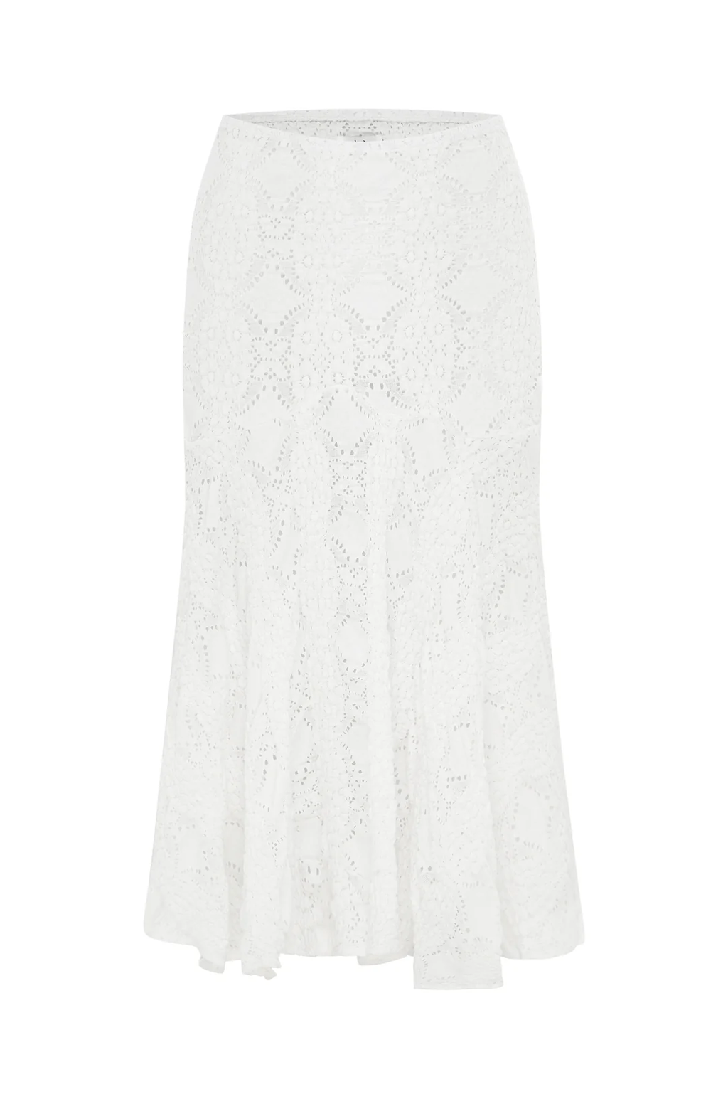 WITH JÉAN / EMBROIDERED MIDI SKIRT