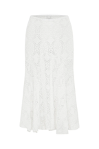 WITH JÉAN / EMBROIDERED MIDI SKIRT