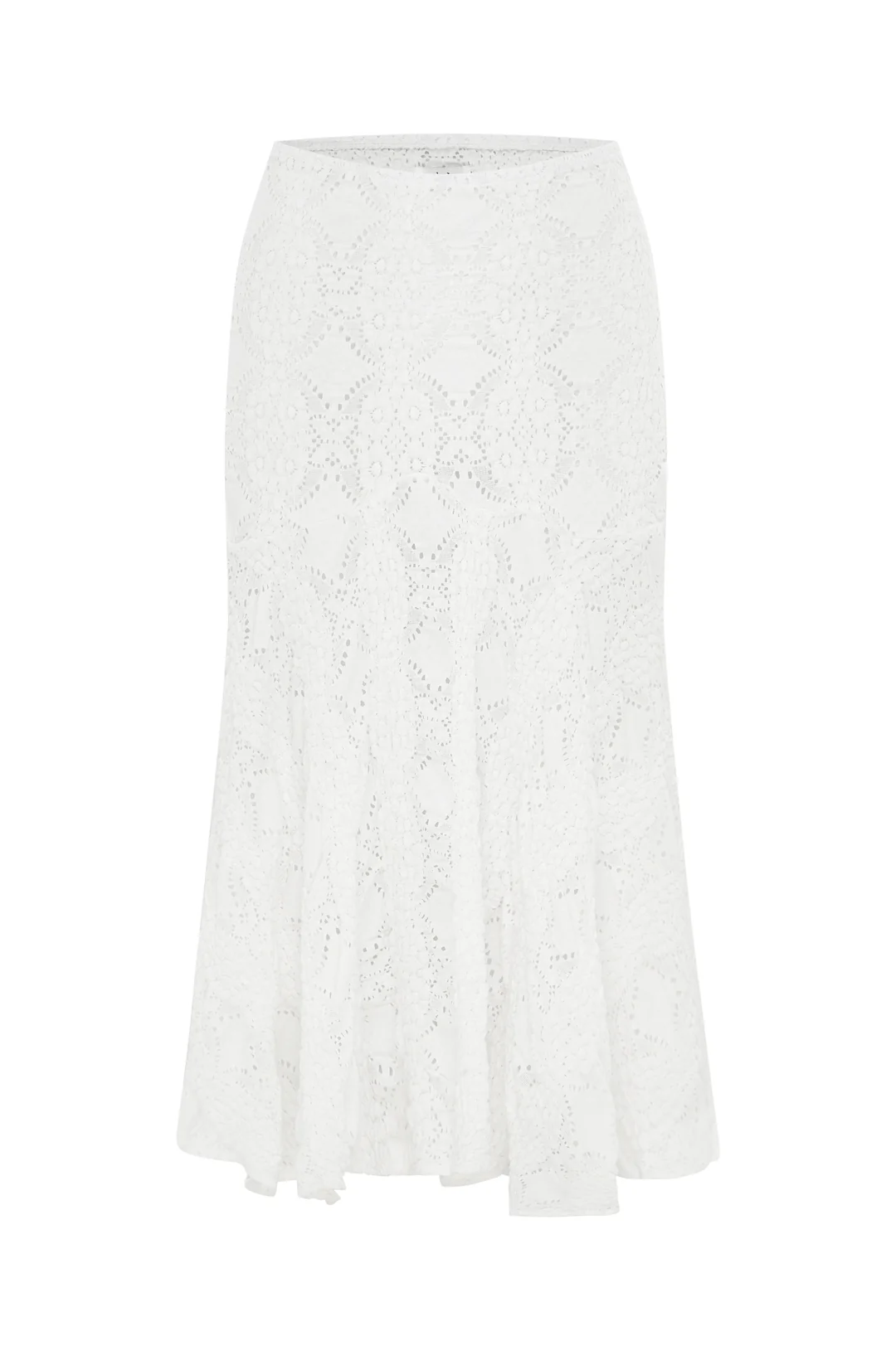 WITH JÉAN / EMBROIDERED MIDI SKIRT