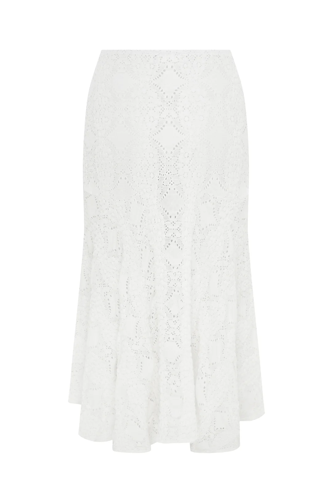 WITH JÉAN / EMBROIDERED MIDI SKIRT