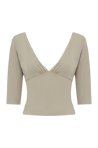 With Jean / LANA TOP / STONE